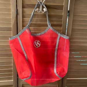 Victoria’s Secret beach bag and ground cover